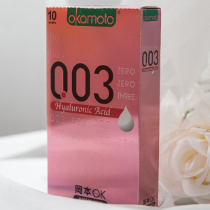 오카모토 003 히알루론산 (10p) 초박형 얇은 콘돔
