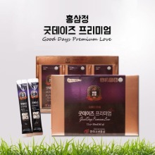 굿데이즈프리미엄 한국고려홍삼 야관문 홍삼진액스틱 12g 30포
